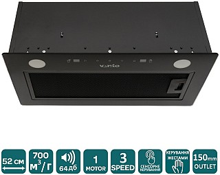 Витяжка Ventolux PUNTO 52 BG TC MS (700)