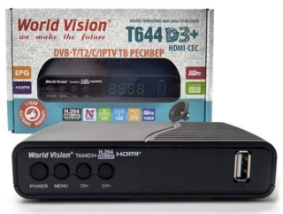 Тюнер DVB-T2 WorldVision T644D3+