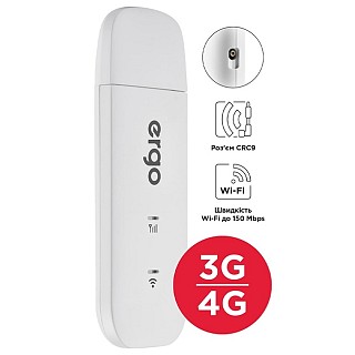 Модем 3G/4G ERGO W023-CRC9 USB Wi-Fi