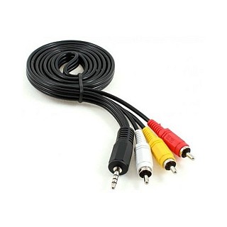 Кабель аудіо-відео 3.5мм(M)/3RCA(M) Cablexpert 2м.