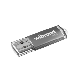 Флеш пам'ять Wibrand Cougar Silver 64GB USB2.0