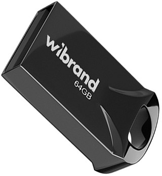 Флеш пам'ять Wibrand Hawk Black 64GB USB2.0