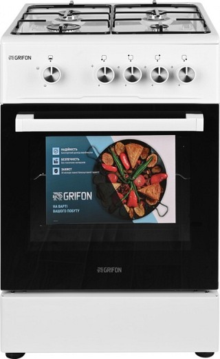 Плита газова GRIFON G541W-M1