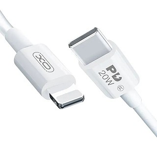 Кабель Type-C/Lightning XO-NB-Q236A White 1.0м