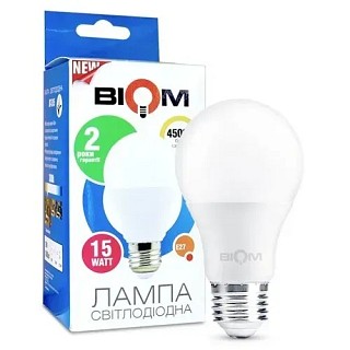 Лампа BIOM BT-516 A65 E27 15W