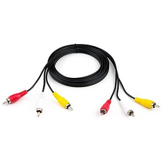 Кабель 3RCA(M)/3RCA(M) Atcom (10711) 1,8м.