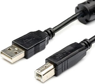 Кабель до принтера USB 2.0 AM/BM Maxxter 3м