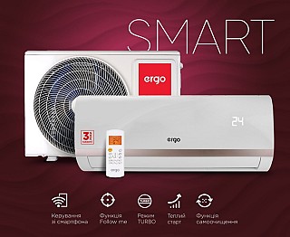 Кондиціонер ERGO ACI 0935 SWH W