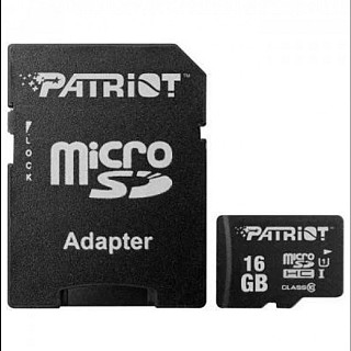 Карта пам'яті microSD Patriot 16GB Cl10