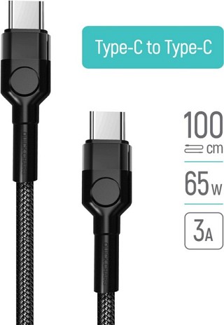 Кабель Type-C/Type-C ColorWay (CBPDCC047-BK) 1.0м