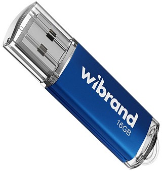 Флеш пам'ять Wibrand Cougar Blue 16GB USB2.0