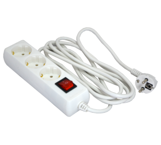 Мережевий подовжувач 3р/3м Grunhelm GS3W3M