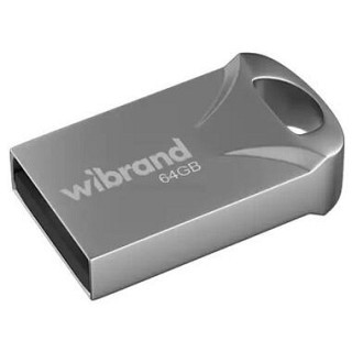 Флеш пам'ять Wibrand Hawk Silver 64GB USB2.0