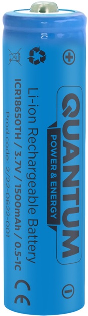 Акумулятор ICR18650TH Quantum 1500mAh