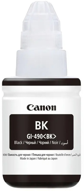 Чорнило Canon Black GI-490 (0663C001) 135 мл