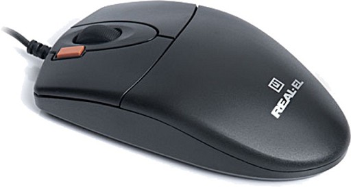 Мишка REAL-EL RM-220 Black