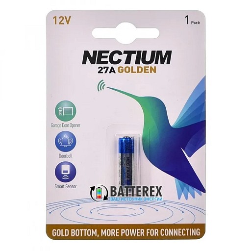 Батарейка A27/MN27 NECTIUM Golden