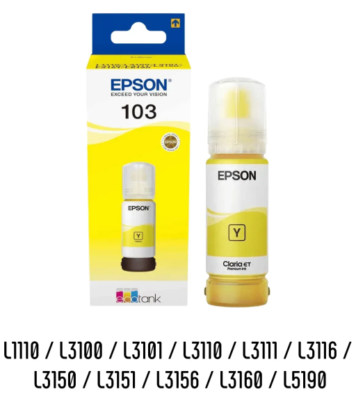 Чорнило Epson Yellow C13T00S44A (103) 65 мл