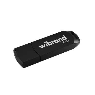 Флеш пам'ять Wibrand Grizzly Black 64GB USB2.0