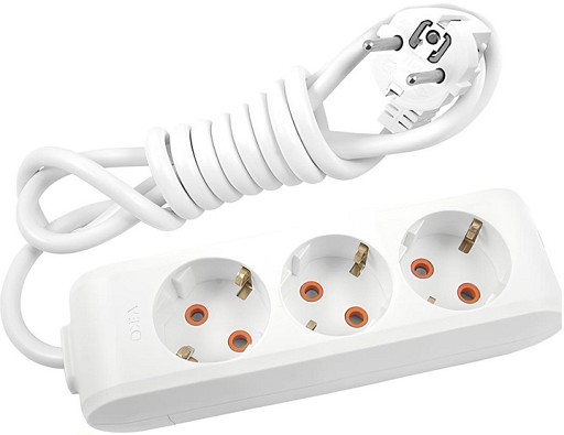 Мережевий подовжувач VIKO 3р/3м б/з