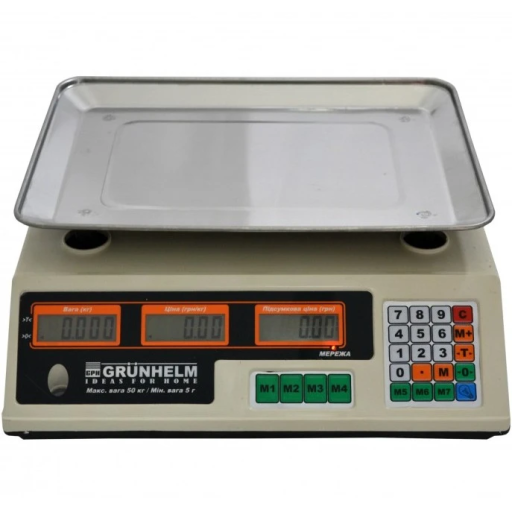 Ваги торгові GRUNHELM GSC-052 (50кг)
