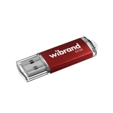 Флеш пам'ять Wibrand Cougar Red 64GB USB2.0
