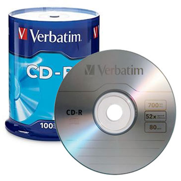 Диск CD-R Verbatim 700Mb 52x Extra