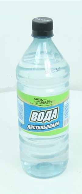 Вода д/праски УкрСоюз 0,9л. (дистильована)