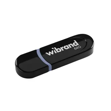 Флеш пам'ять Wibrand Panther Black 64GB USB2.0