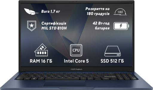 Ноутбук ASUS X1504VA-BQ590 15.6'