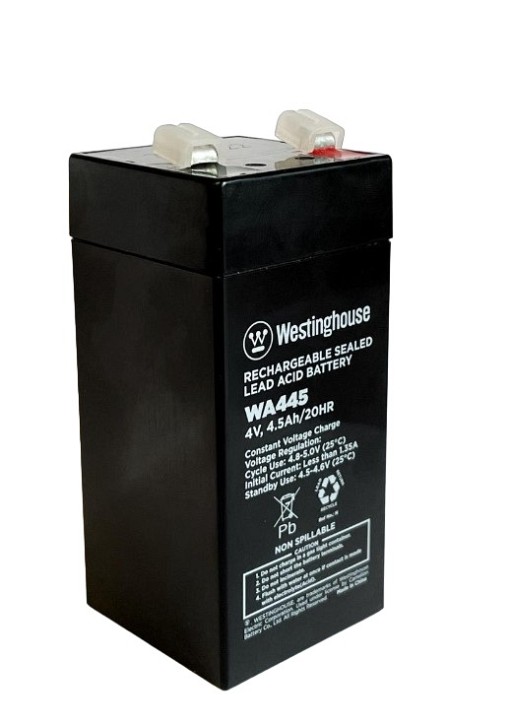 Акумуляторна батарея WESTINGHOUSE WA445 4V 4.5Ah