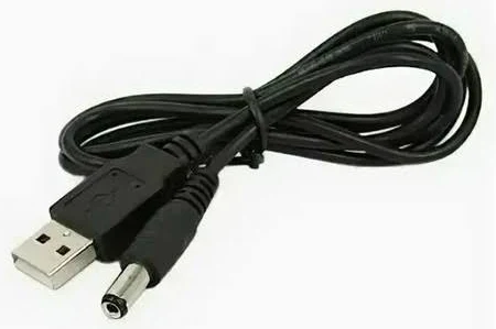 Кабель живлення DC 5,5x2,1 DC5/DC5 1A, 1.0м