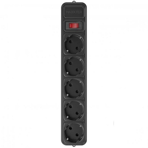Мережевий подовжувач 5р/1.8м Maxxter SPM5-G-6В