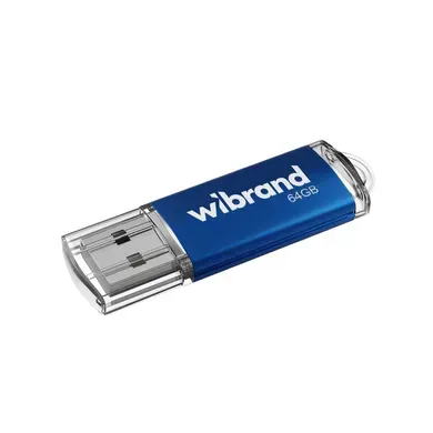 Флеш пам'ять Wibrand Cougar Blue 64GB USB2.0