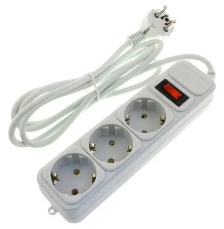 Мережевий подовжувач 3р/3м Maxxter SPM3-G-10G