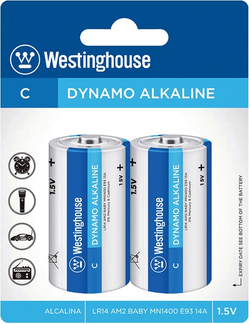 Батарейка C/RL14 WESTINGHOUSE Dynamo Alkaline