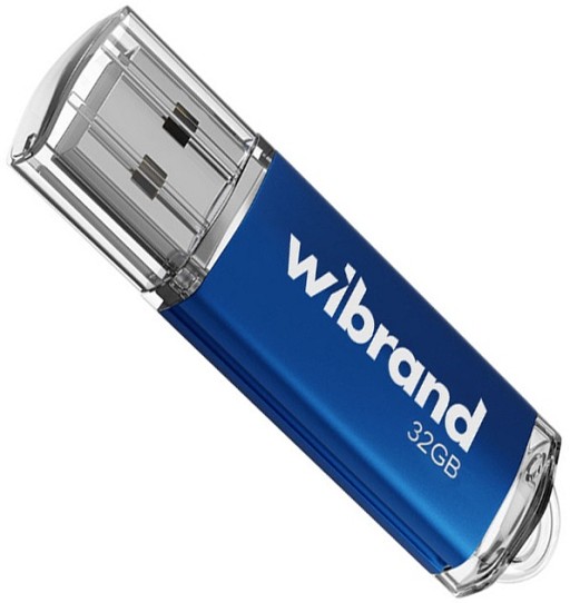 Флеш пам'ять Wibrand Cougar Blue 32GB USB2.0