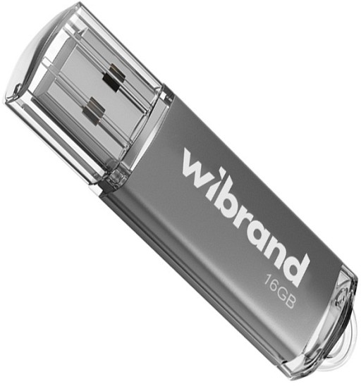 Флеш пам'ять Wibrand Cougar Silver 16GB USB2.0