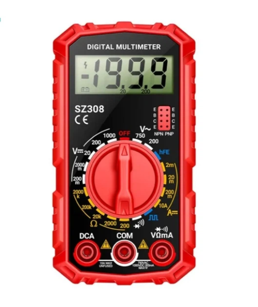 Тестер ANENG SZ308 Red