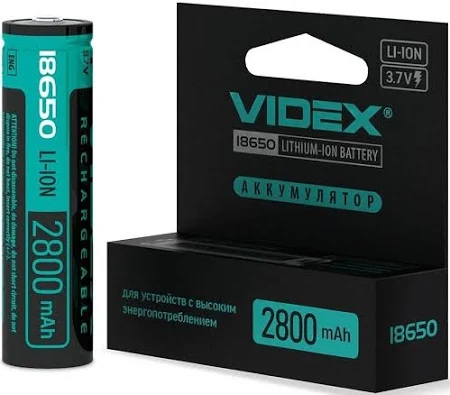Акумулятор 18650 Videx Pr 2800mAh